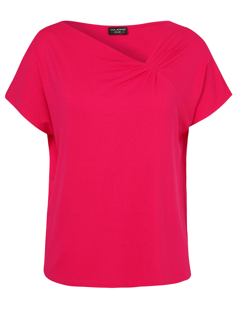 Shirt asym hals