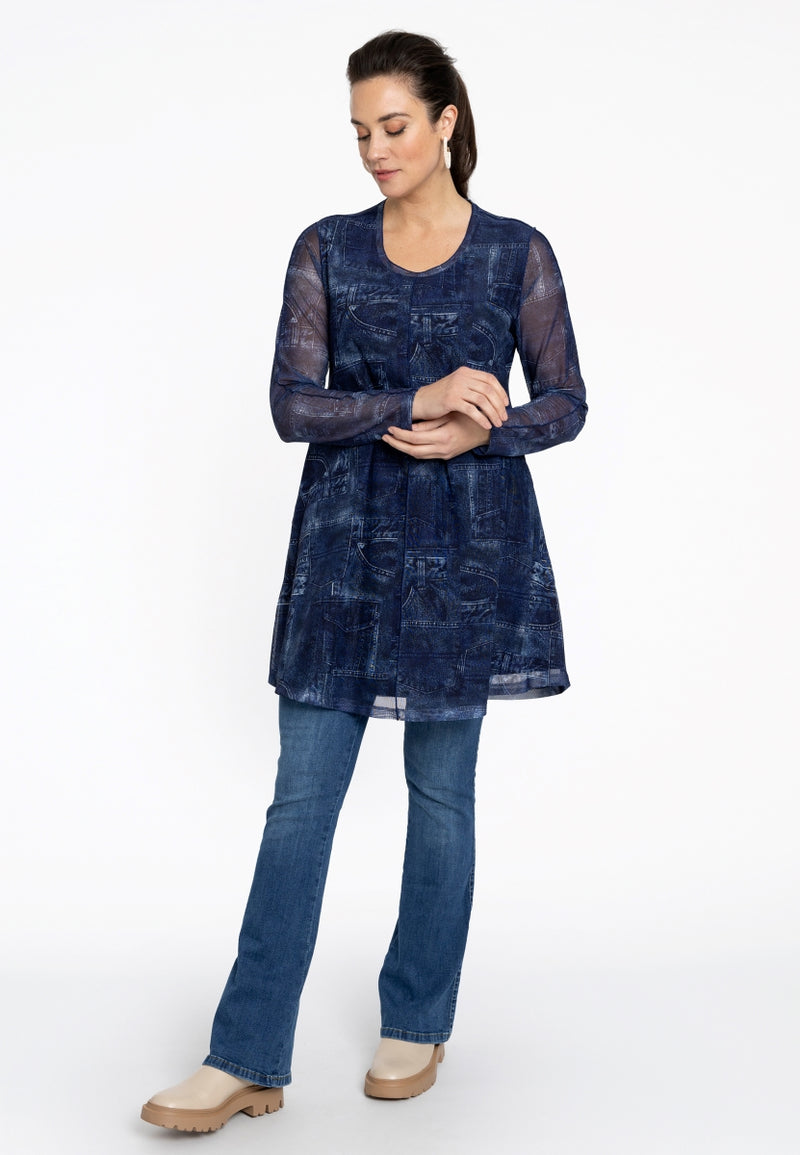 Tunic wide bottom DENIM MOUSSE