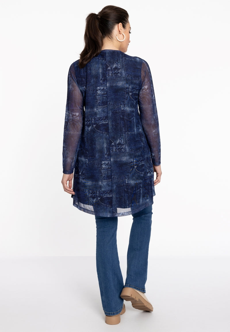 Tunic wide bottom DENIM MOUSSE