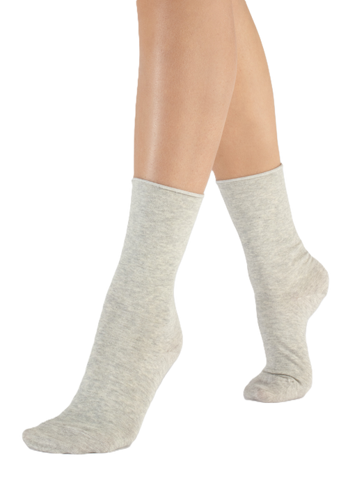 Katoenen sok zonder elastische boord