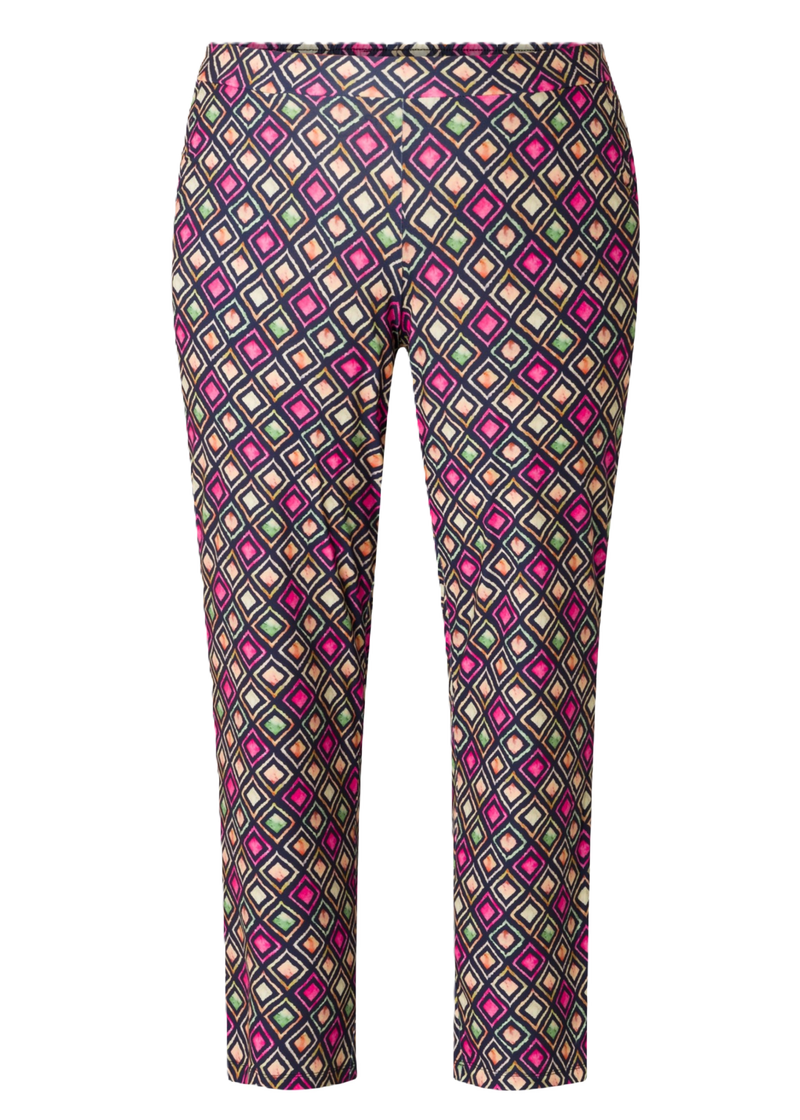 Broek ruitprint