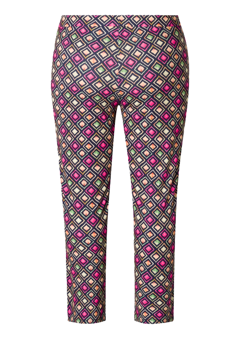 Broek ruitprint