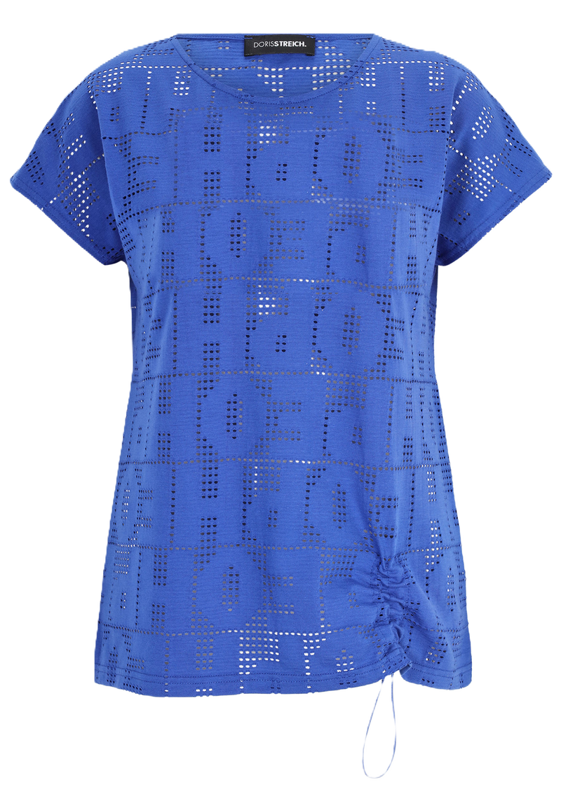 Shirt ajour met letters
