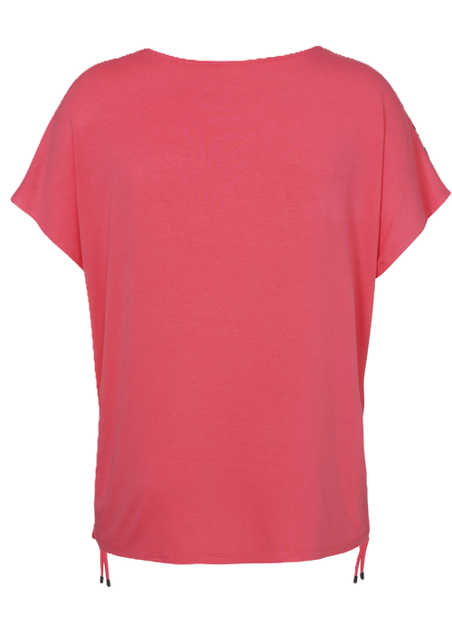 Shirt km  opdruk roze