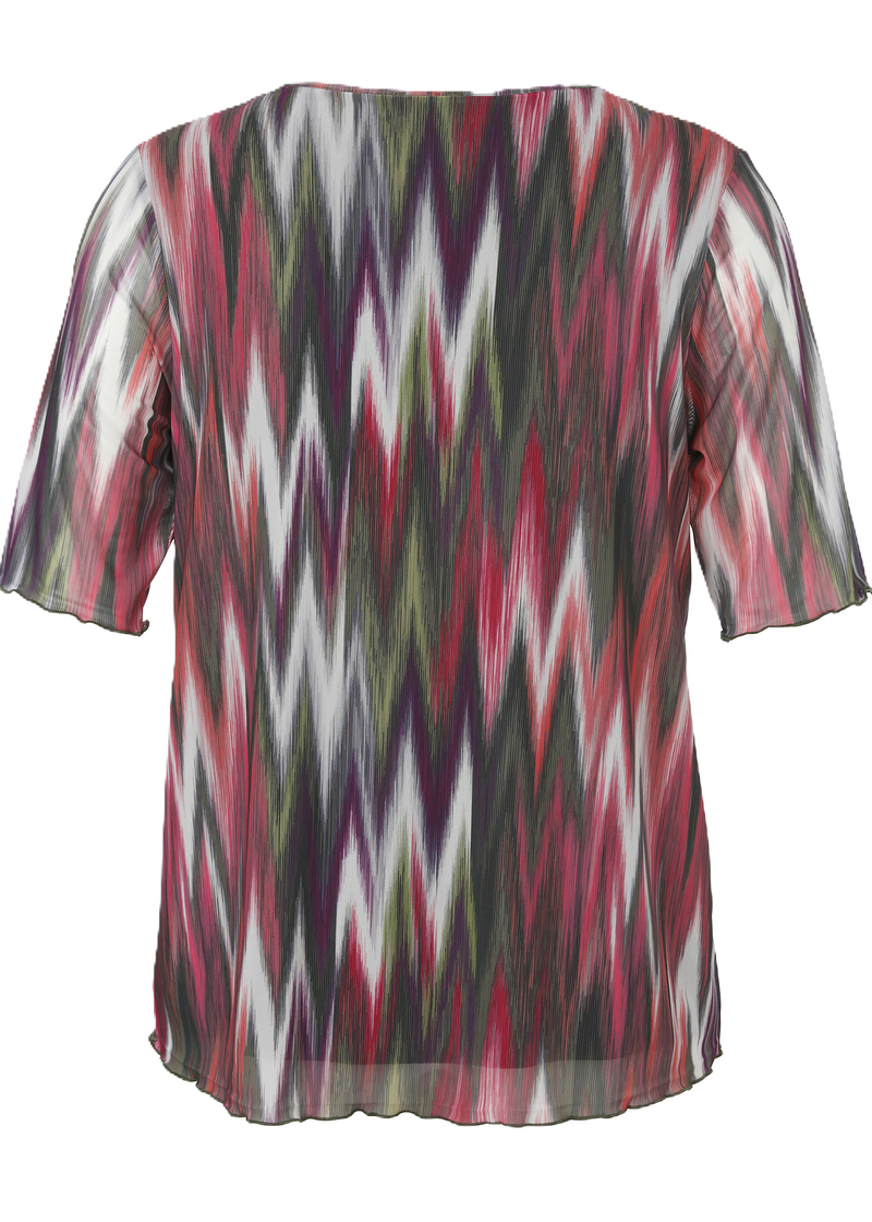 Dubbellaags km shirt zigzag
