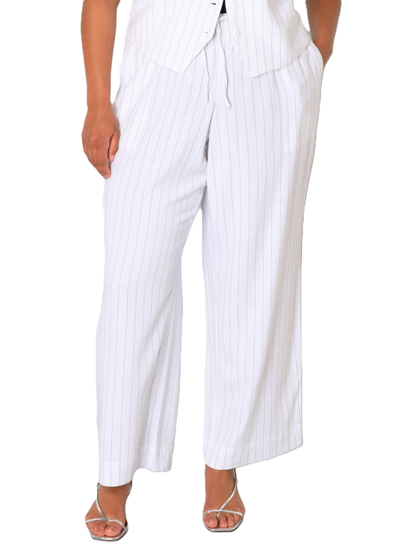 Broek Uma krijtstreep