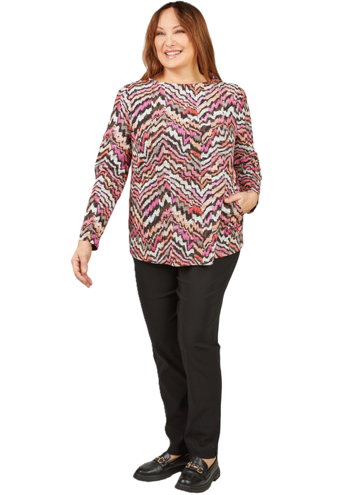 Trui Turtle zigzagprint