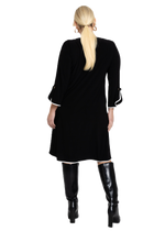 Dress A-line DOLCE witte bies