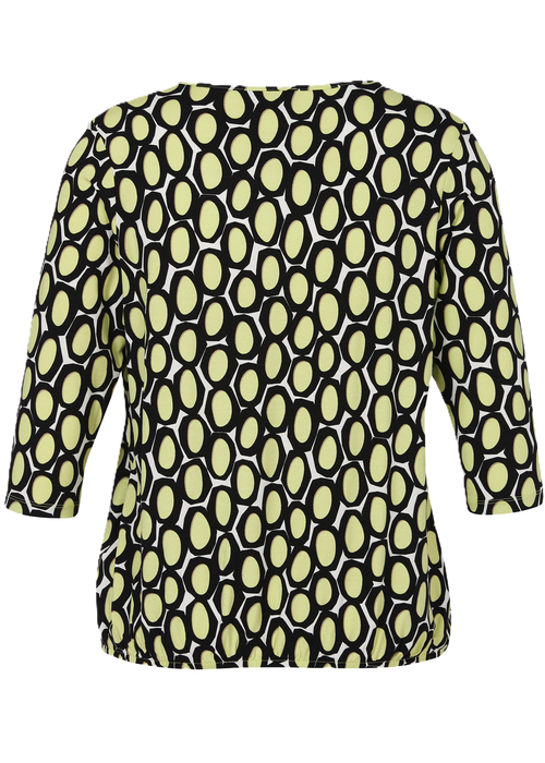 Shirt geelprint