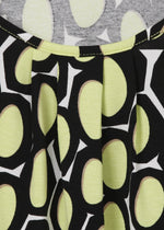 Shirt geelprint