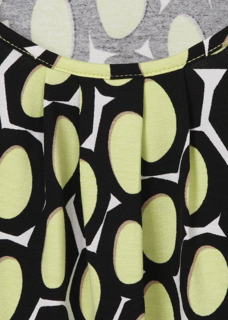 Shirt geelprint