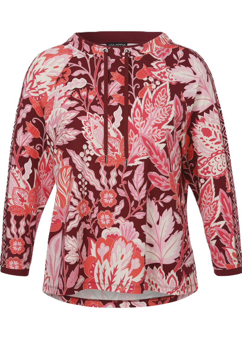 Sweater roodprint