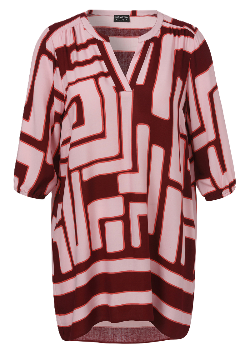 Tuniek roodprint
