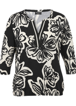 Shirt zwart wit