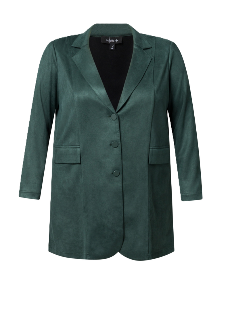 Blazer suedine