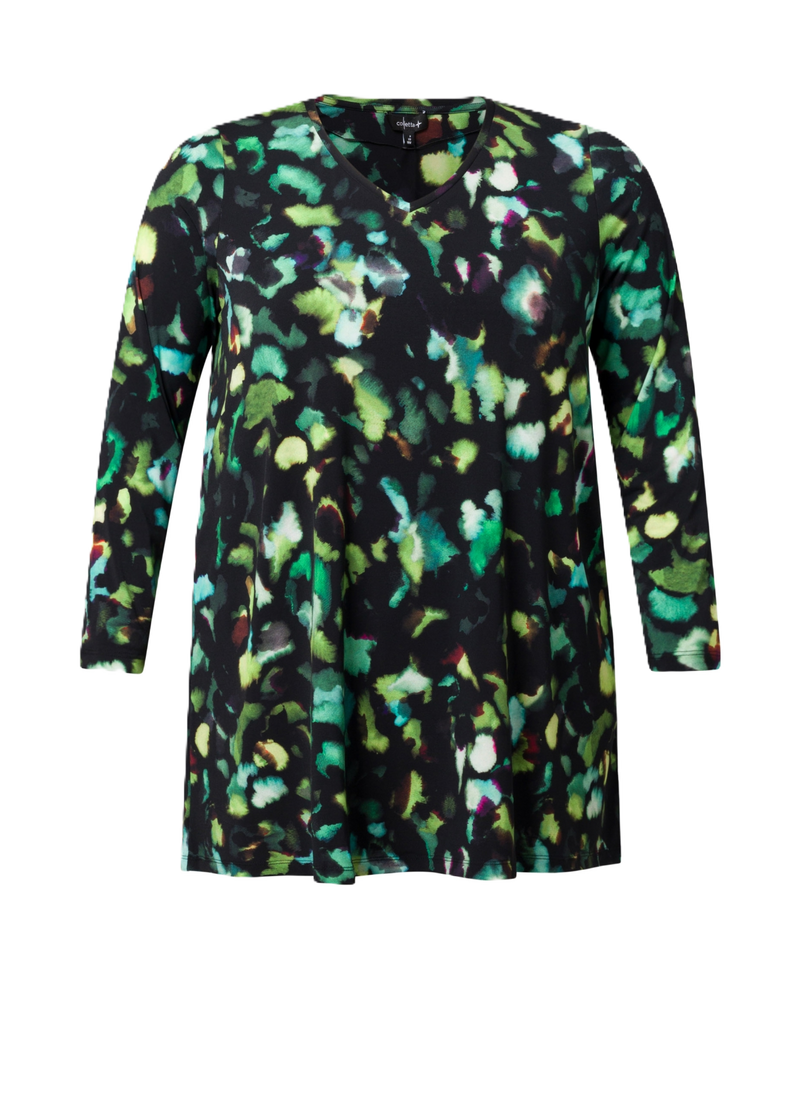 Tuniek groenprint