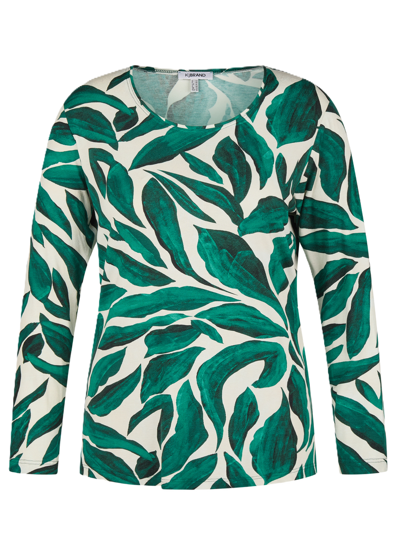 Shirt groenprint