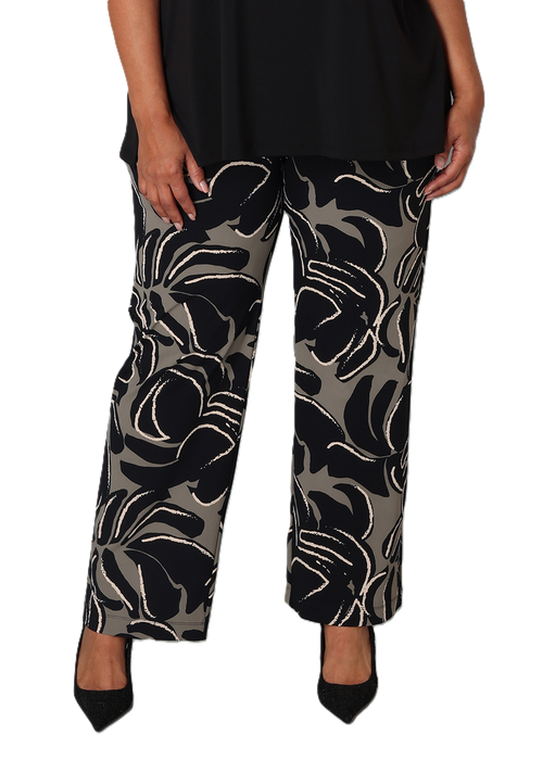 Broek Maren zwart army