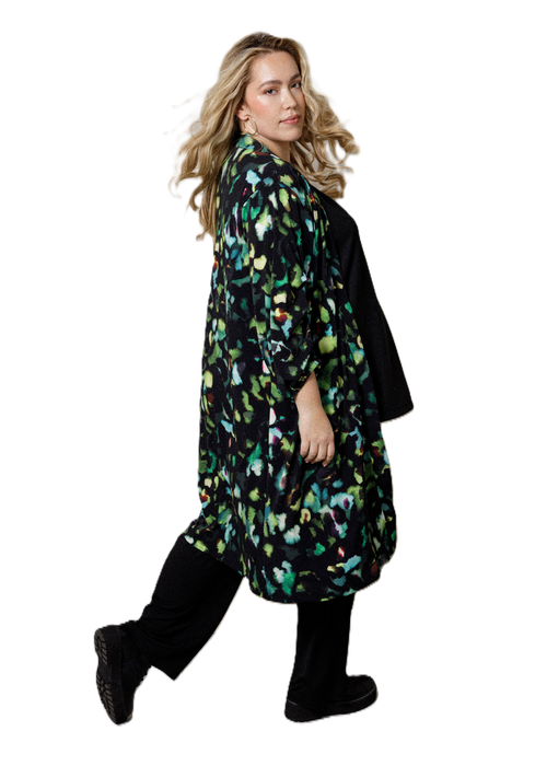 Vest Nina groenprint